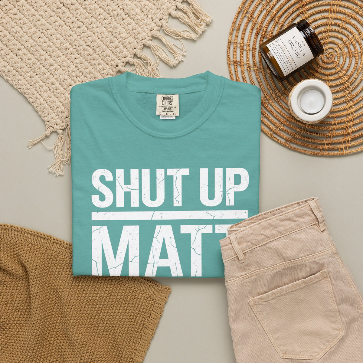Shut Up Matt Funny Graphic T-Shirt