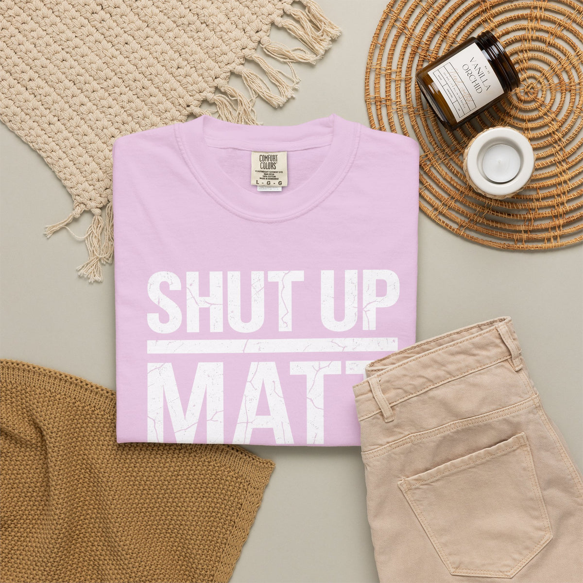 Shut Up Matt Funny Graphic T-Shirt