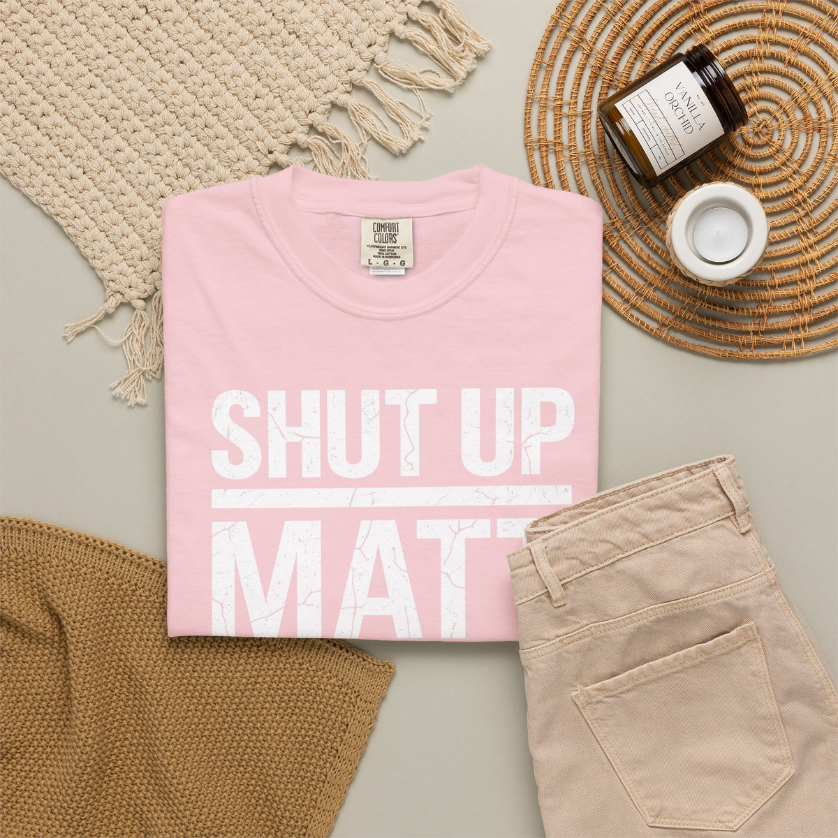 Shut Up Matt Funny Graphic T-Shirt